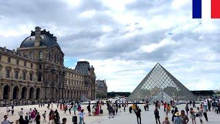 ️【HDR 4K】Paris Walk - Pont Neuf to Réaumur Sébastopol via Louvre & Pyramides June 2024