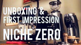 Niche Zero  Unboxing And First Impression  Dialing in Espresso  La Marzocco Linea Mini
