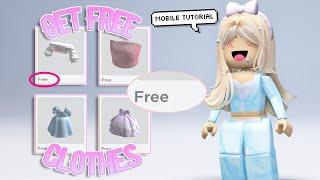 How to GET FREE ROBLOX CLOTHES Mobile Tutorial