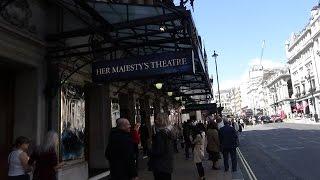 London - National Gallery to Her Majestys Theatre The Phantom of the Opera  Spring 2015