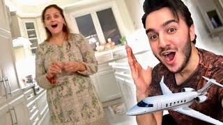 SURPRISED MY MOM Flying from Pakistan to Canada