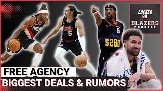 Day 1 of NBA Free Agency + Portland Trail Blazers bring back Dalano Banton