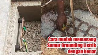 Cara dan sistem Pemasangan Instalasi Penangkal Petir dan Pembumian Grounding  Basarnas Tarakan