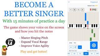 Learn to Sing in Tune with Pitch Training from Singing Carrots