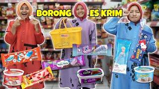 BORONG ES KRIM 1 WARNA PAKE BAJU TURUN NAIK VIRAL CHIKAKU FAMILY