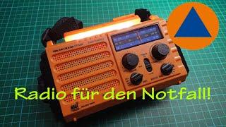 Solar Crank CR1009   Solar Radio mit Kurbel für den Notfall im Test