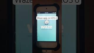 Waze app on iOS 6 #shorts