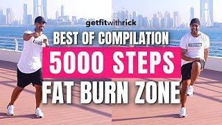 5000 Steps Workout At Home   Fat Burn Walk  2 Mile Walk