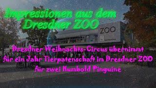 Dresdner Weihnachts Circus übernimmt Patenschaft mit Pinguine