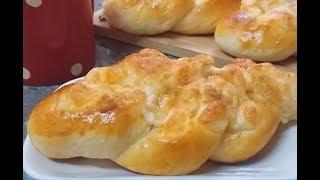 Sweet & Super Fluffy Cheese Twist Bread  Delicious