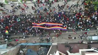 Pride Parade Captured on Drone 2022  LGBTQIA Parade