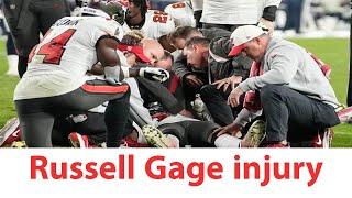 Russell Gage taken to hospital after injury Buccaneers say