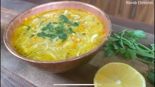 سوپ ورمیشل و مرغ با نواب - vermicelli soup with chicken by navab