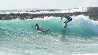 NEWLY found POINT BREAK in Anguilla goes OFF