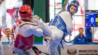 Roman Kuznetsov RUS vs Kyriakos Stratouras CYP. European Taekwondo Championships Kazan-2018