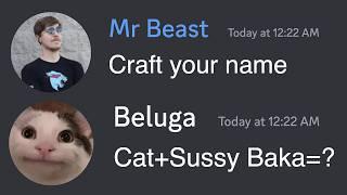 Can You Beat MrBeasts $1000000 Infinite Craft Challenge?  Beluga vs MrBeast