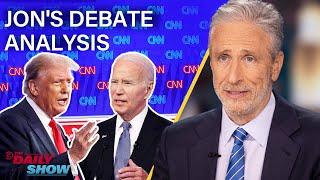 Jon Stewarts Debate Analysis Trumps Blatant Lies and Bidens Senior Moments  The Daily Show