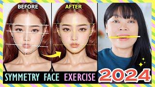 2024 SYMMETRY FACE EXERCISE  Fix asymmetrical face Get a perfectly symmetrical face in 2 weeks