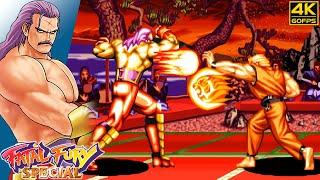 Fatal Fury Special - Wolfgang Krauser Arcade  1993 4K 60FPS