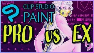Should You Buy Clip Studio Paint Pro or EX?  What are the Differences?