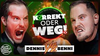 KORREKT oder WEG Dennis vs. Benni - Wer falsch antwortet wird geboxt 