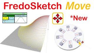 New FredoSketch Move Tool for SketchUp - Features Highlights