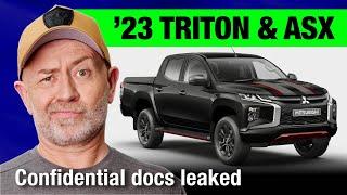 Mitsubishi Triton & ASX 2023 - confidential details leaked doc download  Auto Expert John Cadogan