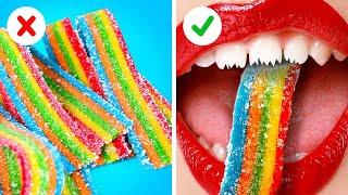 COOL WAYS TO SNEAK CANDIES INTO CLASS Funny Food Situations 100 Layers of Food By 123 GOLIVE