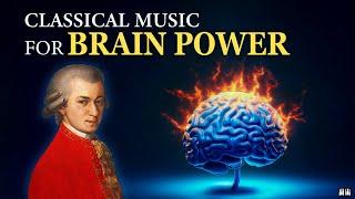 Classical Music for Brain Power Working Studying and Concentration  Mozart
