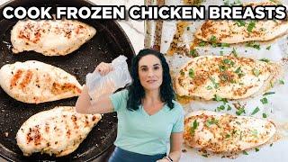 How to Cook Frozen Chicken Breasts Safely  Stove & Oven Methods