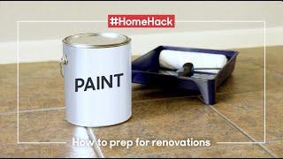 Home Hack for renovation prep  PODS