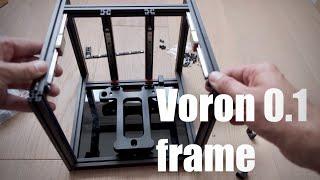 Voron 0.1 build part 1 frame