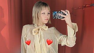 See Through Try On Haul transparent Shirt At Fitting Room With Inez  Ultra HD 4K