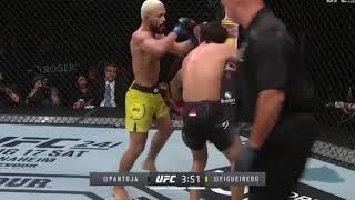 Deiveson Figueiredo vs Alexandre Pantoja - Uppercut Nearly Takes Head Off