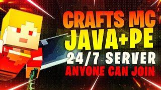 MINECRAFT LIVE With SUBSCRIBERS 247 SERVER  PE + JAVA Cracked Minecraft SMP