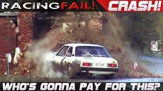 WHOS GONNA PAY FOR THIS CRASH? Rally Cars vs Houses...  RACINGFAIL 2020