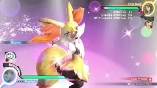 Pokken Tournament Braixen Burst Attacks Exhibition Specials Pokemon Nintendo Wii U Frezhor