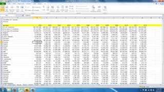 How to Prevent the Title Row from Scrolling in Excel 2010