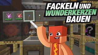 Bunte  Fackeln wie Wunderkerzen bekommen Minecraft Education Edition Tutorial