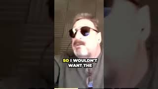 John McAfees last interview Our broken political system