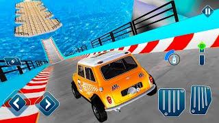 Impossible Vertical Mega Ramp - Sky Stunts Tracks Racing Simulator 3D #2 - Gameplay Android