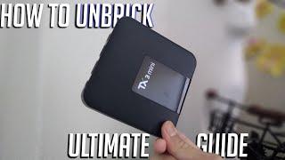 How to Unbrick the Tanix TX3 Mini S905W Ultimate Guide