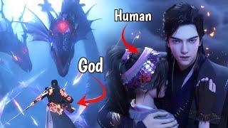 Godly Boy Fight Against Giant Beasts To Save His Human Girlfriend part 1 Explained in hindi