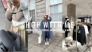 COME SHOP WITH ME & MIA IN LONDON  Primark Zara Selfridges Brandy Melville &  shopping vlog uk