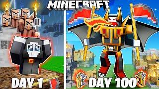 I Survived 100 Days as GOD of DEATH in HARDCORE Minecraft