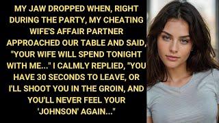 My Jaw Dropped When Right During The Party My CHEATING Wifes Affair Partner Approached Our Table