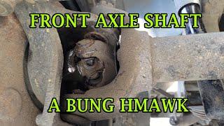 Bolero front axle shaft keh darh vek tlan thei tawh lo repair ang