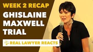 Lawyer Reacts Ghislaine Maxwell Trial Week 2 Witnesses