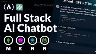 AI SaaS Chat Bot using MERN Stack – Tutorial