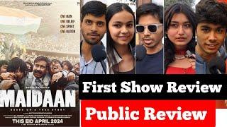 Maidaan Movie Public Review  Maidaan Movie Public Reaction  Maidaan Movie Review  Ajay Devgn